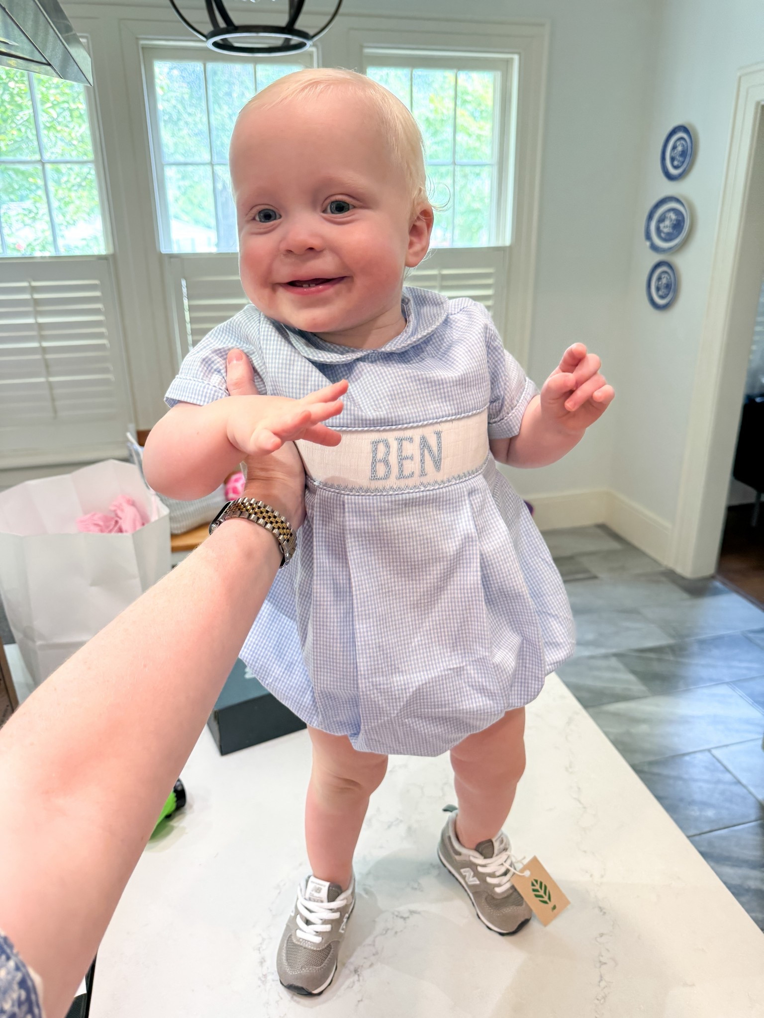 Shoes for first time walkers! New Balance shoes for one year olds who are just starting to walk!

Baby Boy Shoes
My First Shoes
Walker Shoes
New Balance Walker