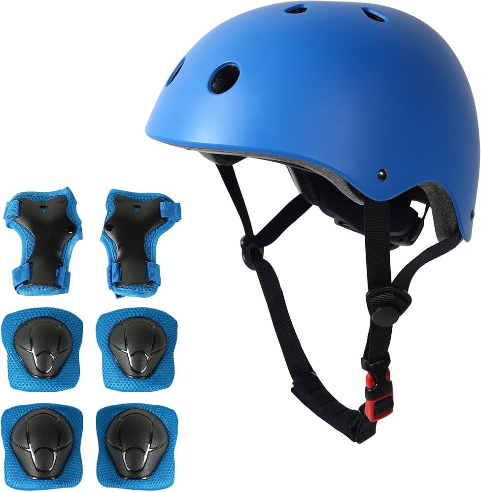 Royalbaby Kids Bike Helmet, Bike Skateboard Scooter Multiple Outdoor Sports with 6 PCs of Protect... | Amazon (US)