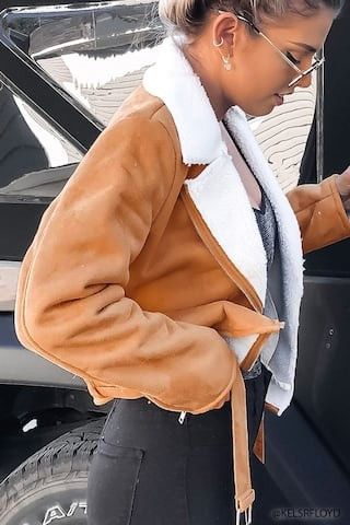 Faux Suede Moto Jacket | Forever 21 (US)
