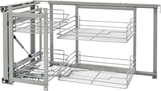 Rev-A-Shelf 15" Blind Corner Organizers, Chrome | Amazon (US)