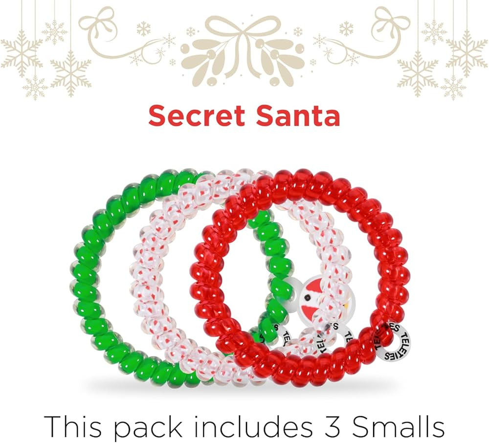 TELETIES - Small Spiral Hair Coils - For Thin-Medium Hair - Ponytail Holder for Women - Phone Cor... | Amazon (US)