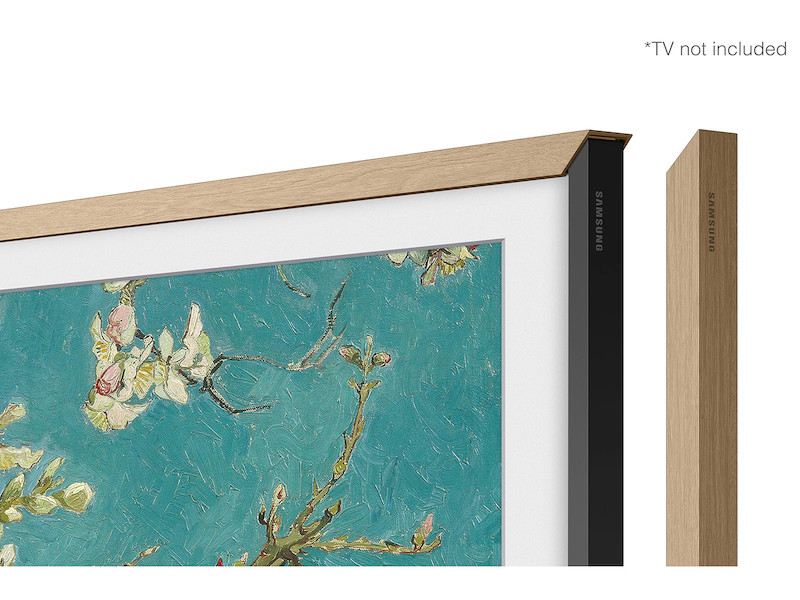 65" The Frame Customizable bezel - Modern Teak | Samsung