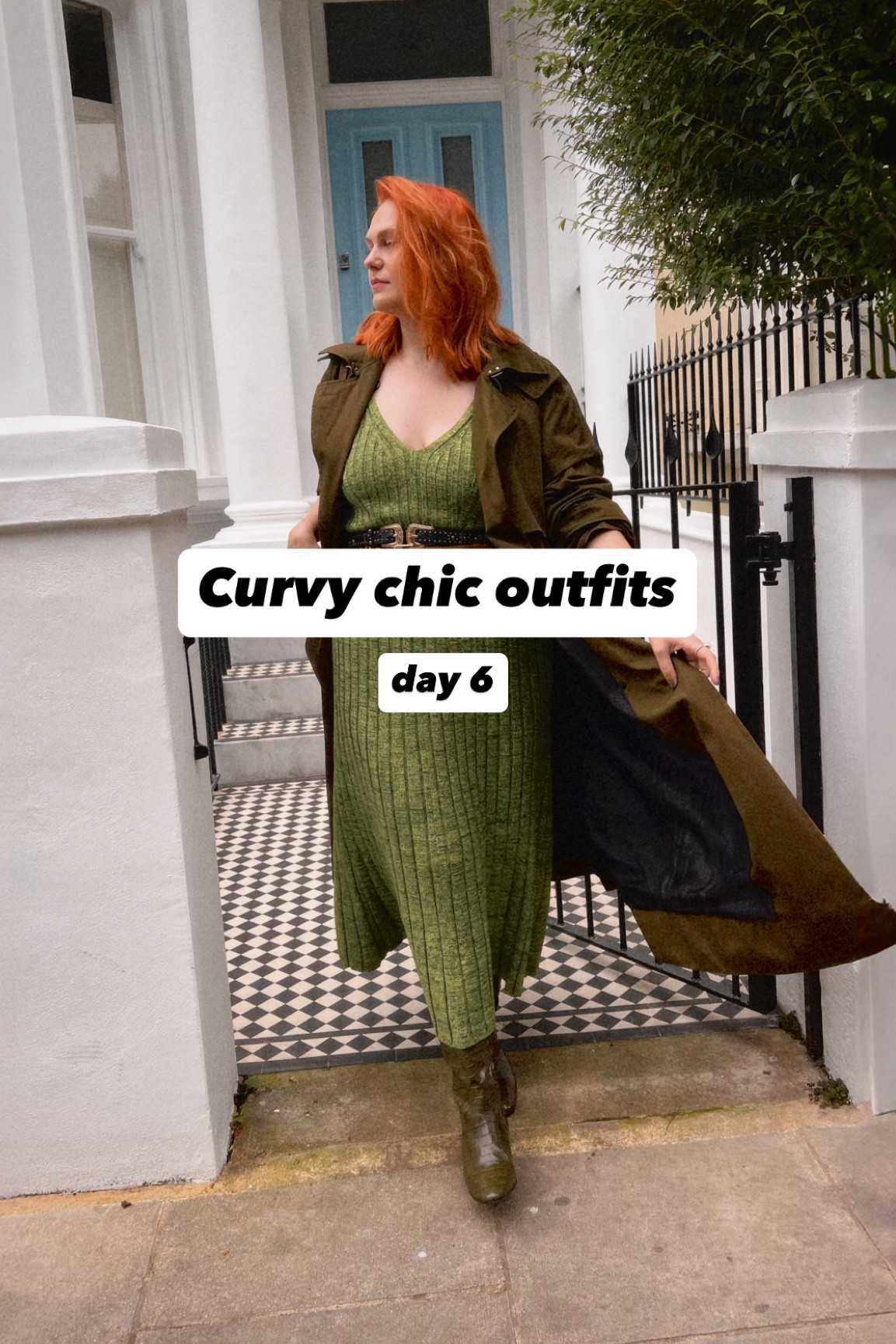 Curvy chic outfits: day 6

classic look but add 2 belts instead of one?! 🤯 

30 day outfits, 30 day challenge, trench coat, quality over quantity, elegant style, timeless, knit dress, khaki, duo boots, curvy style, midsize style

#LTKautumn #LTKmidsize #LTKcurves