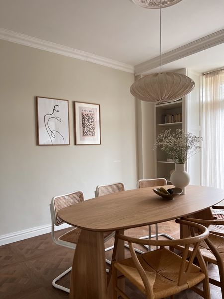 Dining room inspiration 🍴

home decor, WestWing, handmade ceramic vase, dining table, WestWing collection, dining chairs, interior lights, ceiling lamps, beige interior, Scandinavian style, neutral home, Netherlands. 

#LTKhome #LTKeurope #LTKSeasonal