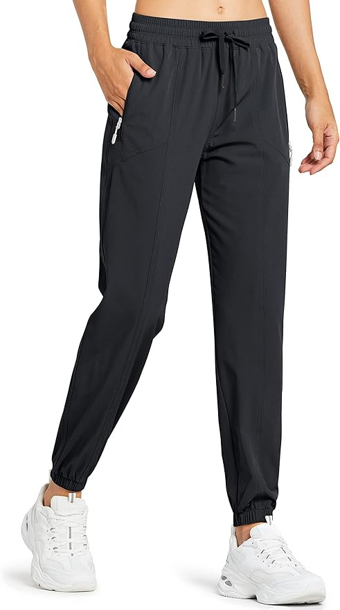 Libin Women's Lightweight Joggers Pants Quick Dry Running Hiking Pants Athletic Workout Track Pan... | Amazon (US)