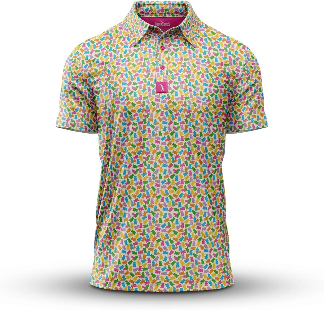 Bogey Bros Golf Polo Shirt for Men \u2013 4 Way Stretch Short Sleeve, UPF 50, Moisture Wicking At... | Amazon (US)