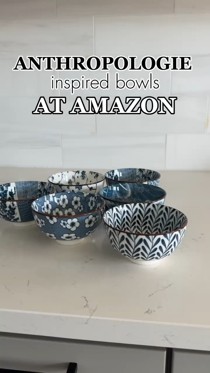 Anthropologie inspired bowls on Amazon! 

#LTKHome #LTKmomlife #LTKfoodie