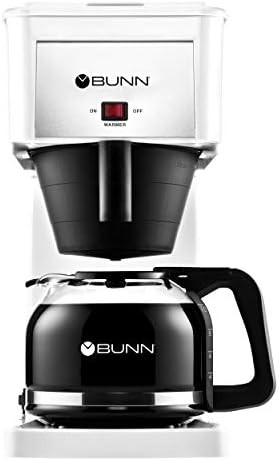 BUNN GRW Velocity Brew 10-Cup Home Coffee Brewer, White | Amazon (US)
