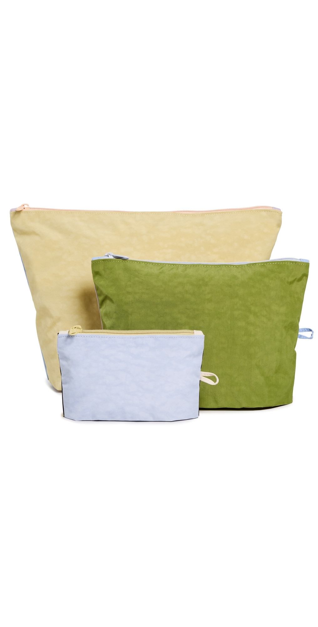 BAGGU Go Pouch Set Pastels Colorblock Pastels Colorblock One Size | Shopbop