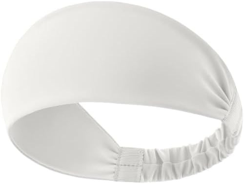 Sweat Band Wide Headband Sports Running Workout Moisture Wicking | Sweat-Wicking, Non-Slip, Skin-... | Amazon (US)