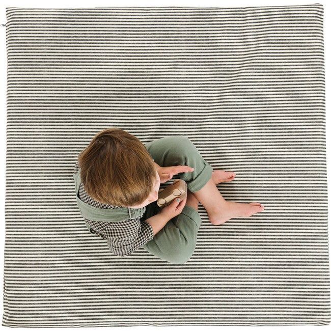 Playmats | Padded Mini Mat, Stone Stripe (Stripes) | Gathre from Maisonette | Maisonette