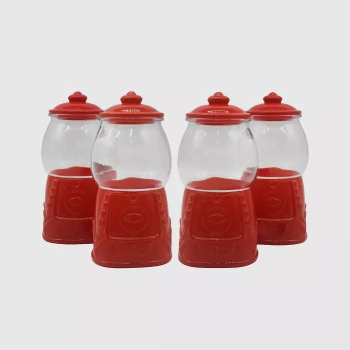 Target/Household Essentials/Food Storage Bags & Containers‎4ck Glass Gumball Canister Red - Bul... | Target