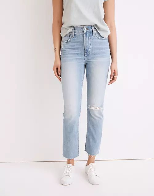 The Petite Perfect Vintage Jean in Coney Wash: Destroyed Edition | Madewell