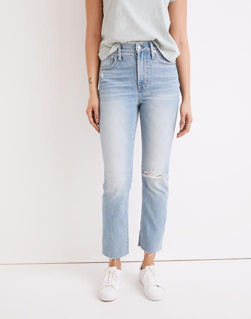 The Perfect Vintage Jean in Coney Wash: Destroyed Edition | Madewell