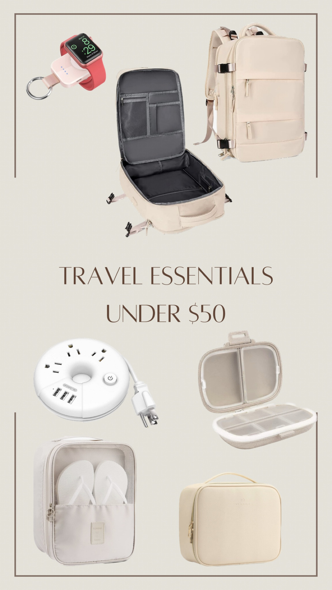 Travel essentials 

Amazon travel essentials, traveling , vacation essentials, Amazon travel, Amazon must haves, aesthetic travel, nude travel aesthetic, neutral traveling, tan luggage, 

#LTKstyletip #LTKtravel #LTKGiftGuide