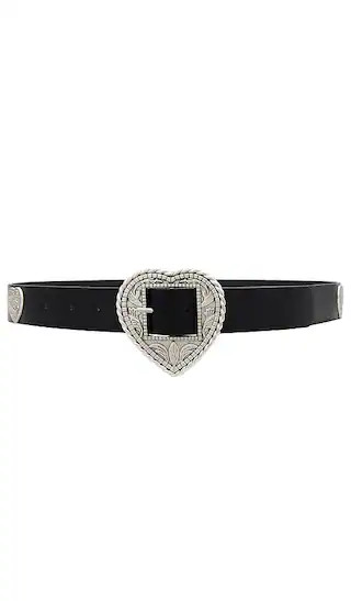 Western Heart Belt in Black | Revolve Clothing (Global)