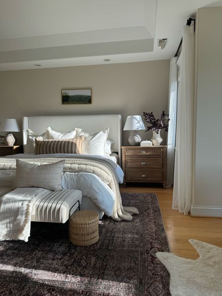 Bedroom views! Loving our neutral, calming bedroom space. 

#LTKSaleAlert #LTKStyleTip #LTKHome