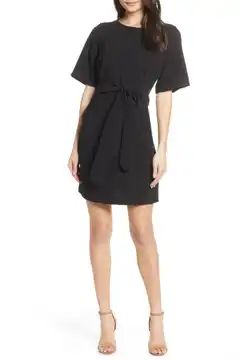 Front Tie Shift Dress | Nordstrom