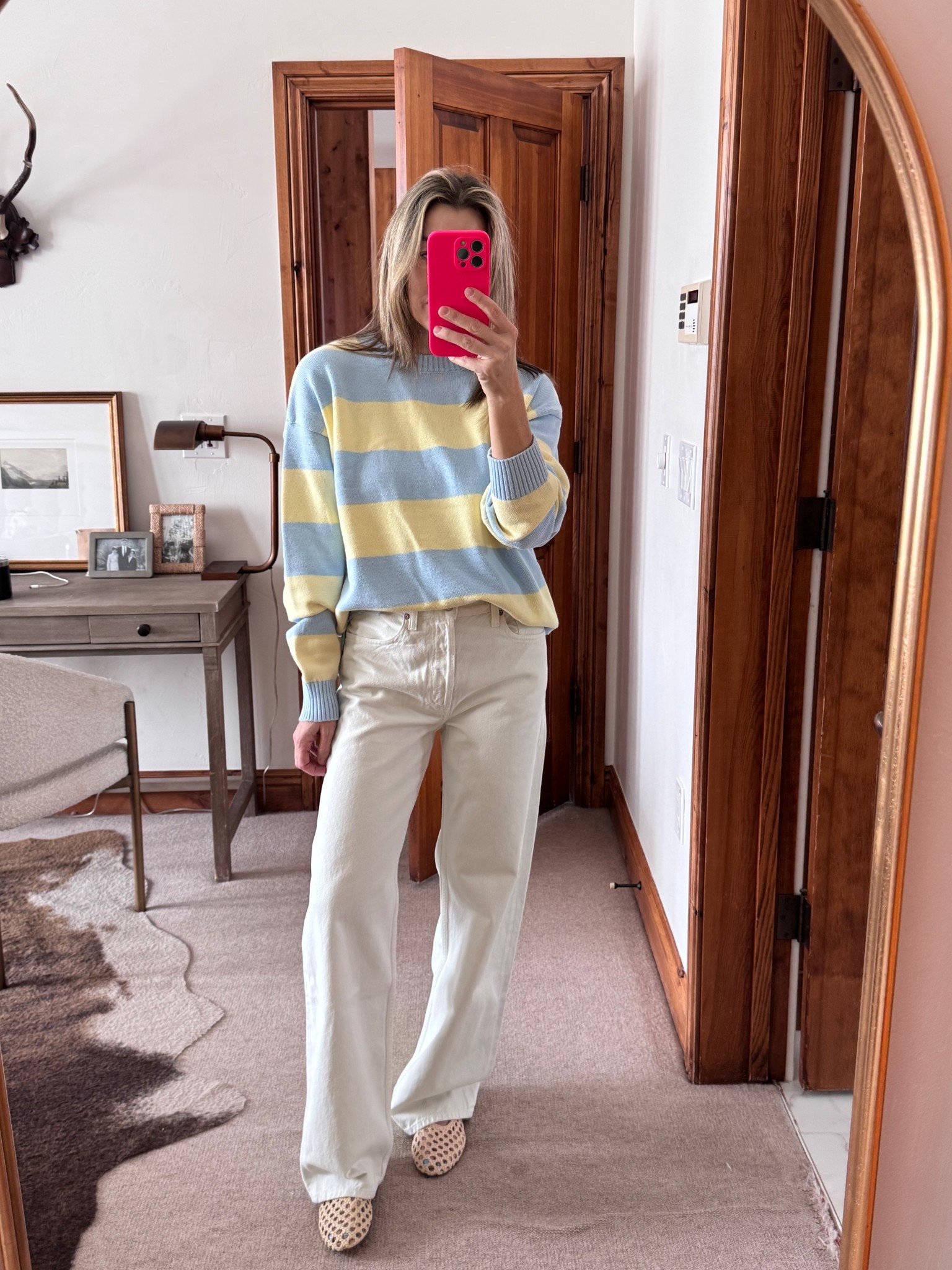 Sunday outfit, striped sweater size S

#LTKootd #LTKOver40 #LTKgrwm