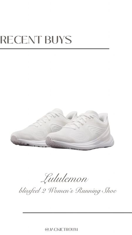 Recent Buys: Lululemon blissfeel 2 Women’s Running Shoe.

#LTKShoeCrush

#LTKFitness #LTKSeasonal #LTKActive