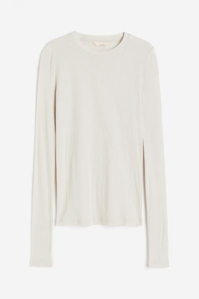 Pima Cotton Jersey Top | H&M (US + CA)