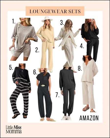 Favorite loungewear sets from Amazon, favorite matching sets from Amazon, Amazon fashion finds 

#LTKfindsunder100 #LTKfindsunder50 #LTKstyletip