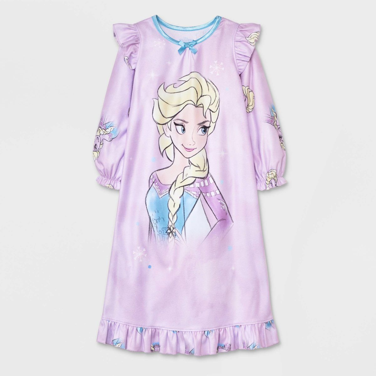 Toddler Girls' Frozen Elsa NightGown - Purple | Target