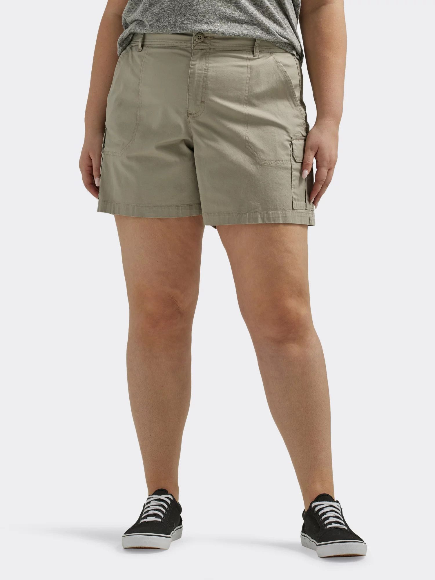 Lee® Women's Mid Rise Comfort Waist Cargo Short | Walmart (US)