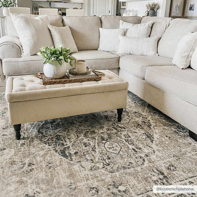 Rudo Blue Washable Area Rug | Boutique Rugs