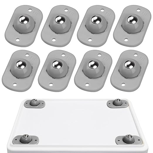 Self Adhesive Caster Wheels, Appliance Rollers for Kitchen Appliances, 360° Swivel Mini Universa... | Amazon (US)
