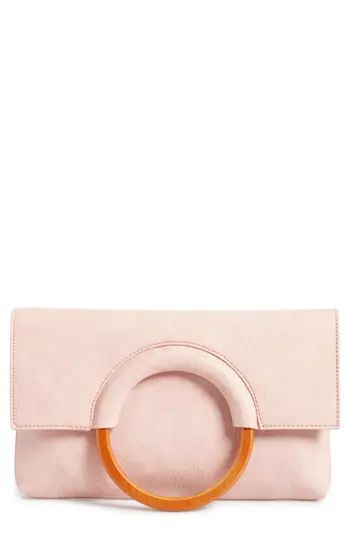Bp. Faux Leather Circle Clutch - | Nordstrom