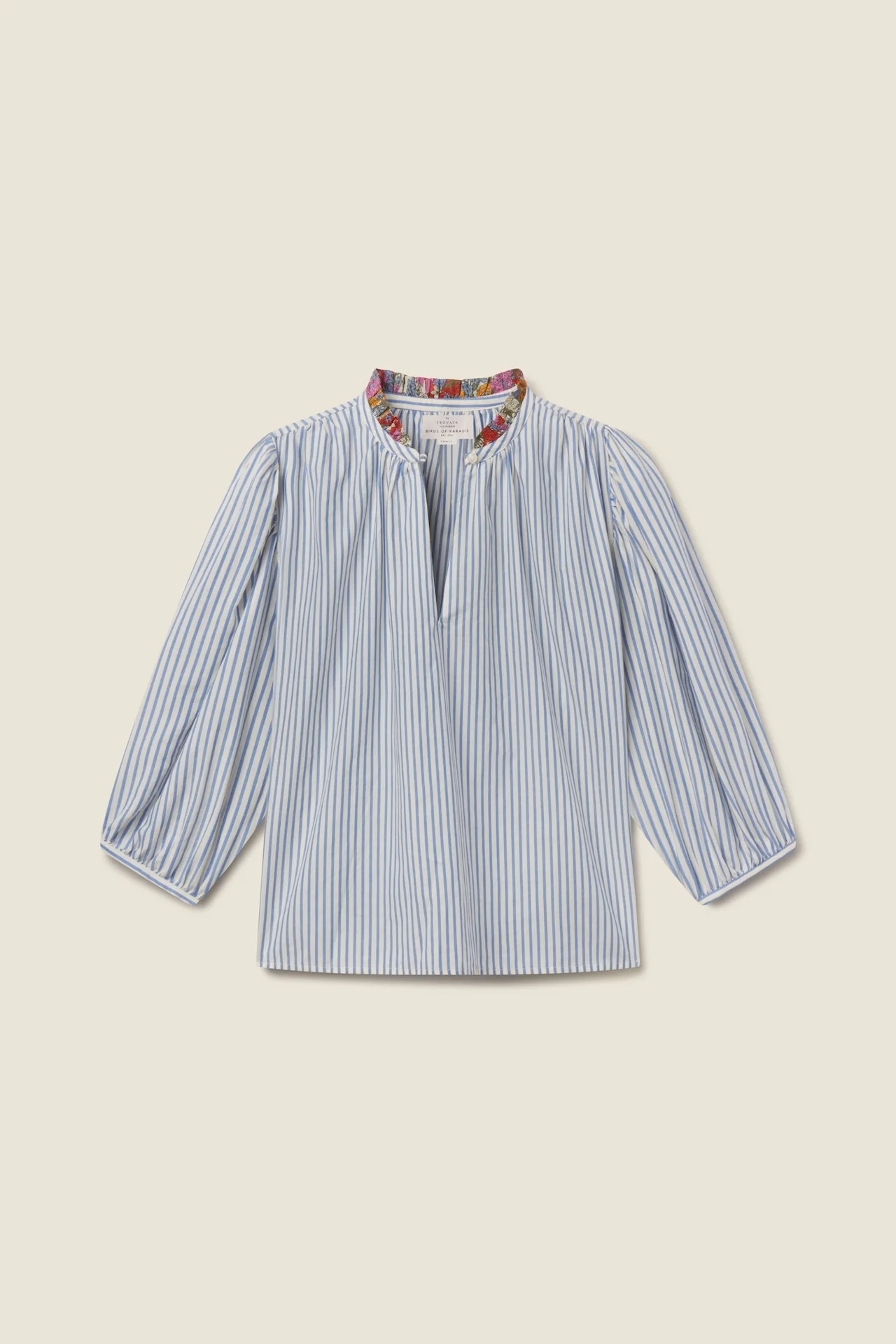 Orly Blouse Seaside Stripe | TROVATA
