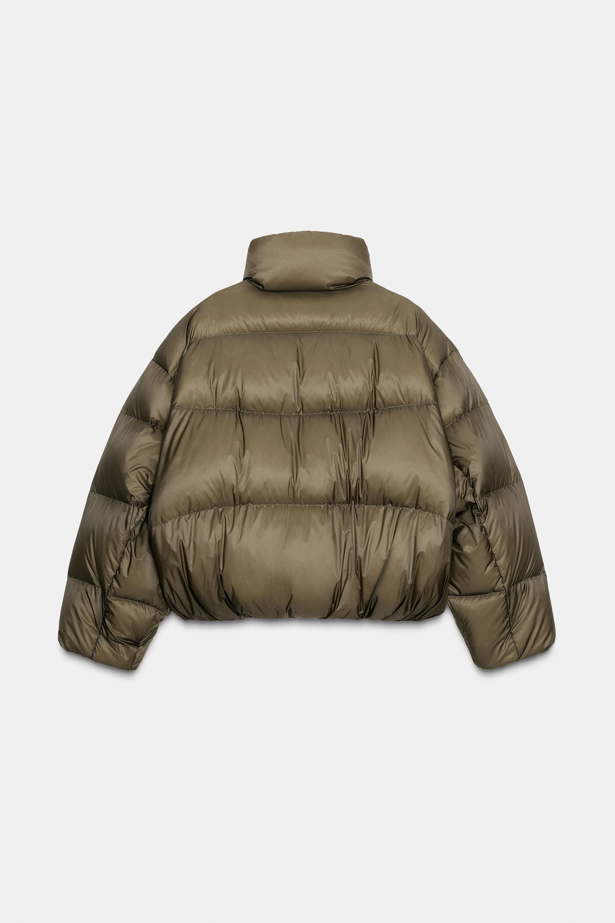 SHORT WATER-REPELLENT WINDPROOF PUFFER JACKET | Zara UK