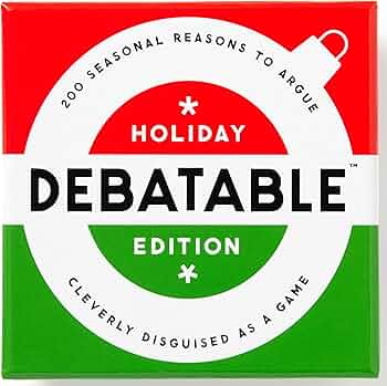 Brass Monkey Debatable Holiday Edition – Social Party Game with 400 Holiday Topics to Argue Abo... | Amazon (US)