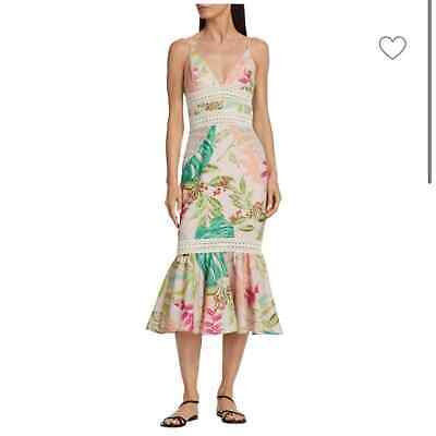 PATBO Tropicalia Fitted Midi Dress Size US 4 NEW $695  | eBay | eBay US