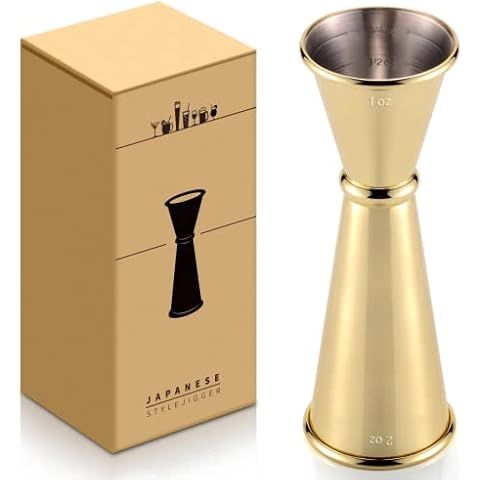 Jigger for Bartending, Briout Double Cocktail Jigger Japanese Premium 304 Food Grade Stainless St... | Amazon (US)