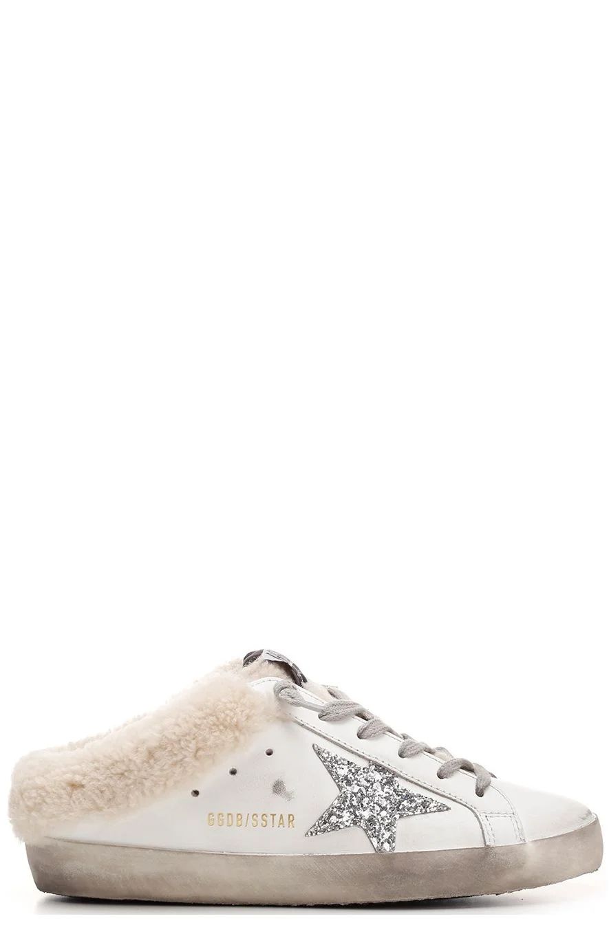 Golden Goose Deluxe Brand Superstar Shearling-Lined Sneakers | Cettire Global
