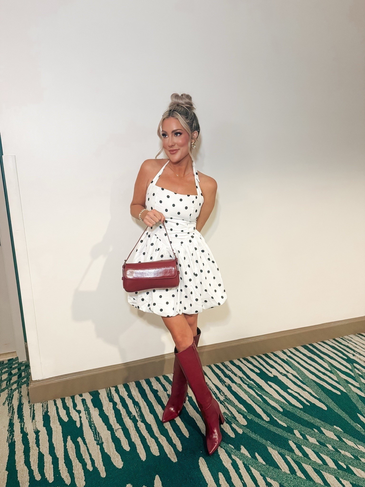 Love this polka dot dress for a little brunch!

amazon, amazon summit, polkadot dress, dress finds, puffy dress, boots, halterneck dress, red boots, knee high boots, clutch purse, shoulder bag, red bag, earrings, two tone earrings, Mallory Lee Richardson

#LTKSeasonal #LTKHoliday #LTKFindsUnder50