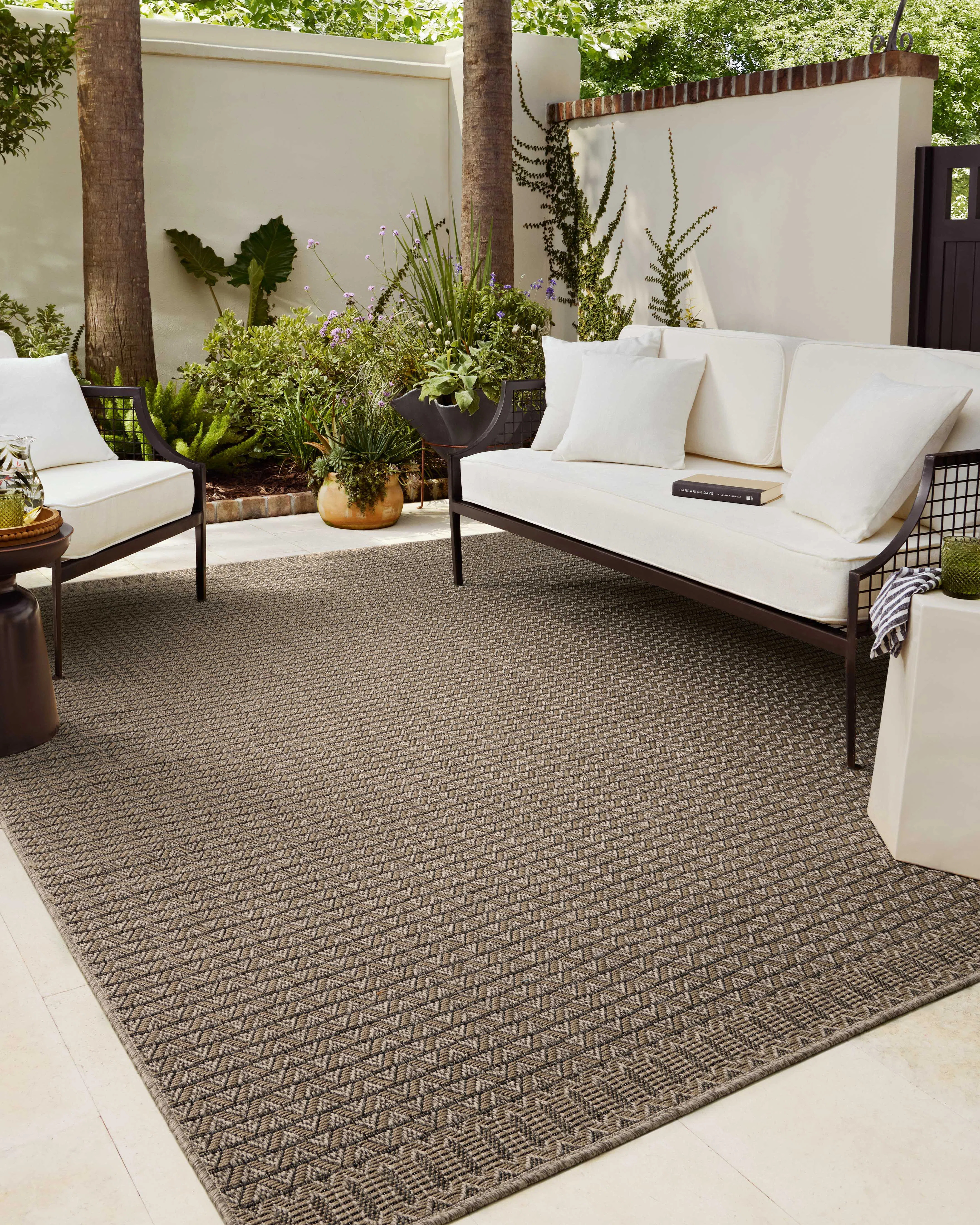 Chris Loves Julia x Loloi Providence Natural / Graphite Indoor/Outdoor Area Rug | Wayfair | Wayfair North America