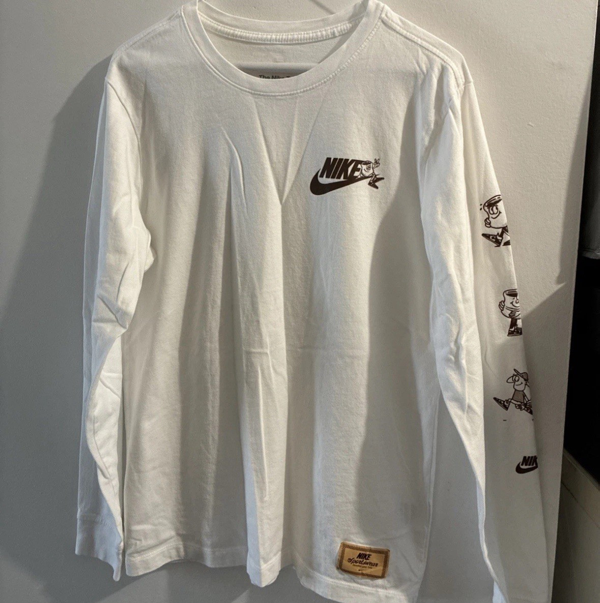 Nike Café - Better Together collection -White Long sleeve - unisex medium | eBay US