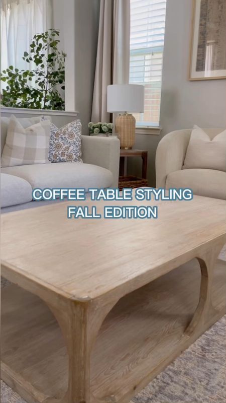 Coffee Table Styling Fall Edition 

#LTKSeasonal #LTKhome
