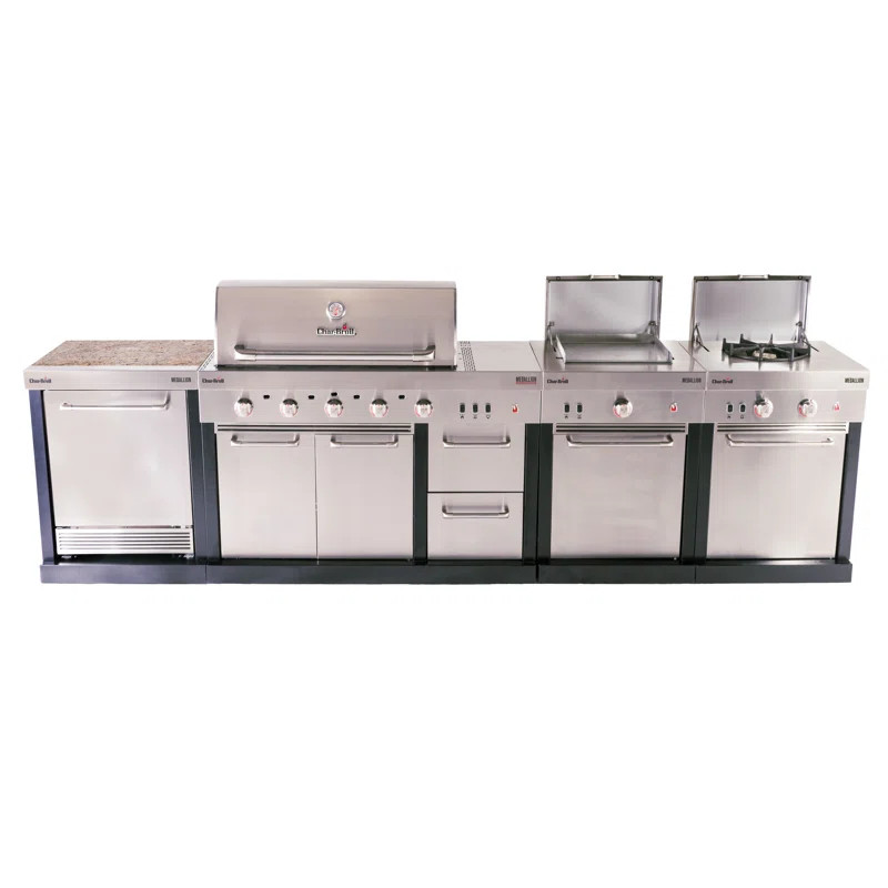 Medallion Series 4 Piece Modular Outdoor Kitchen | Wayfair North America