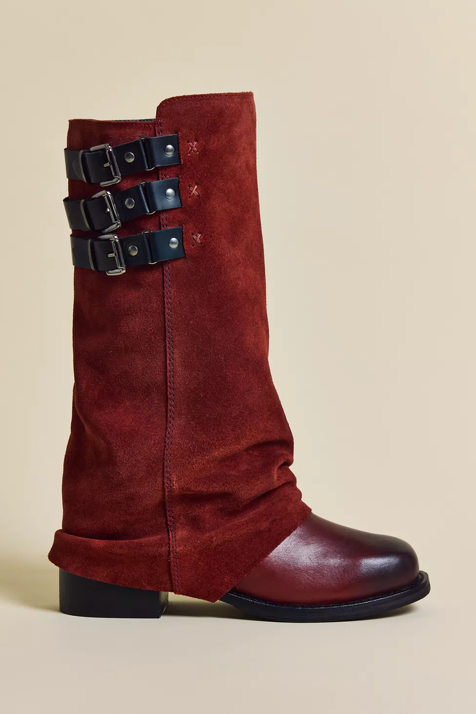 UO Suede Foldover Boots | Urban Outfitters (US and RoW)