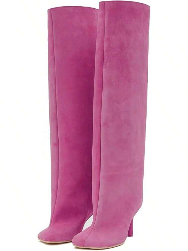 $86.38
$239.96
-64%
Last 4 hours
Last 4 hours
Pay now, in 4 payments of $21.59, or pay over time with monthly financing.

LocalWomen's Knee High Boots Suede Wide Calf Stiletto Long Boots Pull On High Heel Riding Boots Fahion Dress Fall Tall Boots

QuickShip
Arrive in Jan 8 - Jan 14
Color: Pink









Size
11
9.5
7
8
8.5
10
6.5
9
10.5
7.5
6
True To Size
All size are eligible for QuickShip
Qty:

 | SHEIN