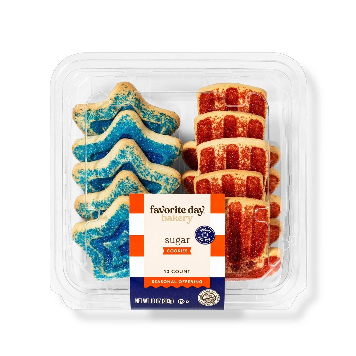 Patriotic Shaped Sugar Cookies - 10oz - Favorite Day™ | Target