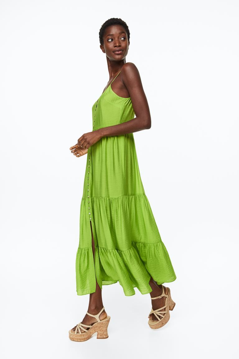 Button-front sleeveless dress | H&M (US + CA)