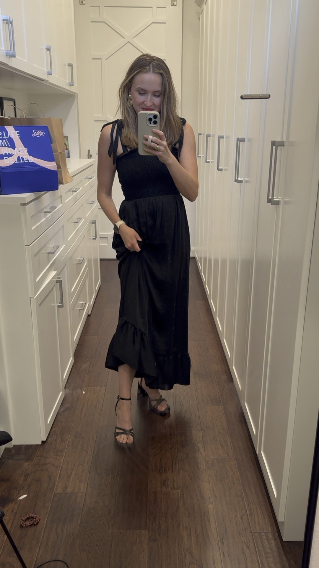 Very comfortable platform heels! I like the chunky block heel and the fact that the ankle strap is secured in the back for a little more support.

My dress is from Summersalt and a current closet favorite! On sale right now too!

#LTKStyleTip #LTKFindsUnder100 #LTKFindsUnder50