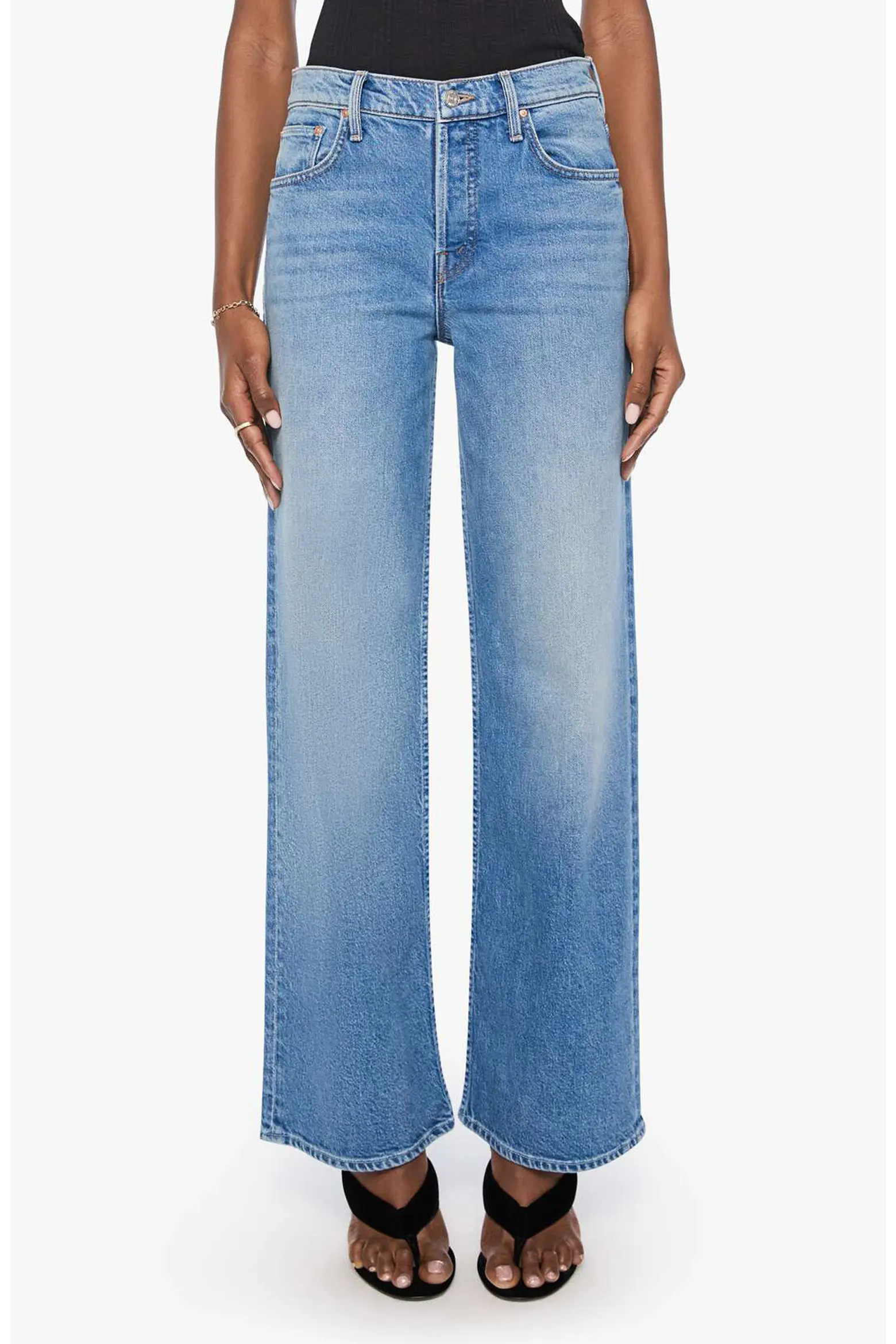 MOTHER The Rerun Skimp High Rise Wide Leg Jeans (Women) | Nordstrom | Nordstrom