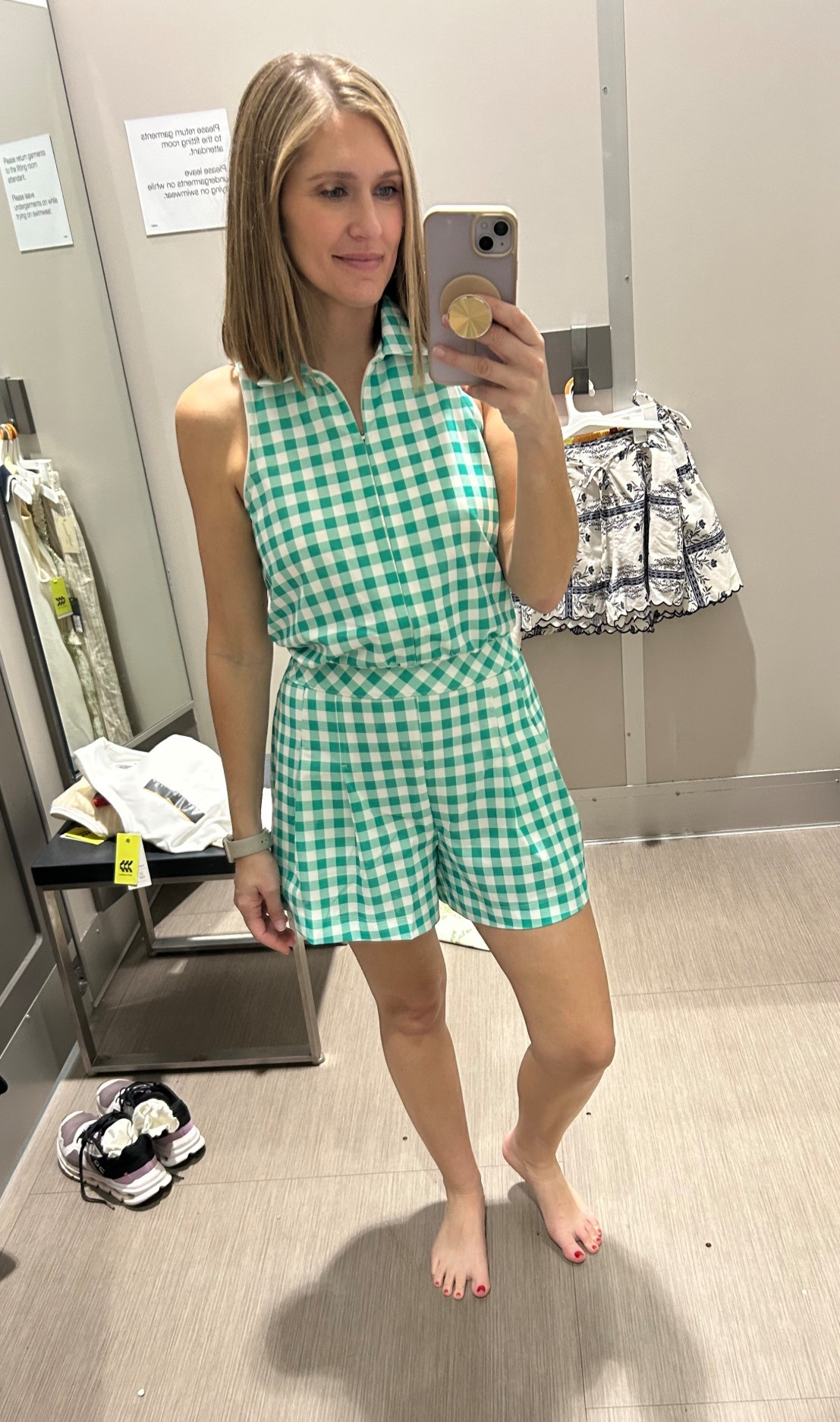 I die over this romper! How perfect would this be for the masters? It fit like a dream and it’s on SALE for $28 until tomorrow. I’m wearing the XS. 

#romper #target #activewear

#LTKActive