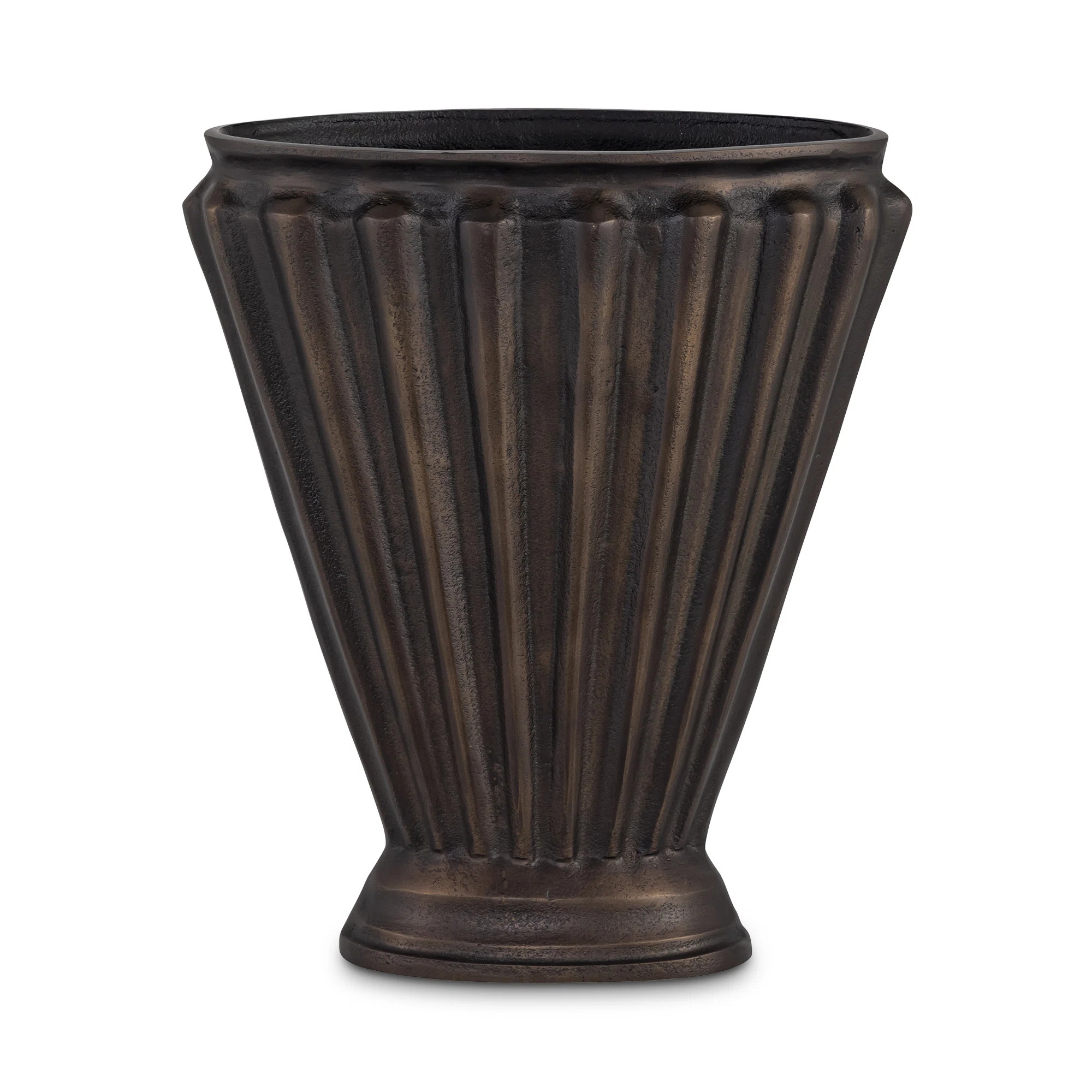 Moe's Home Collection Jade Vase Antique Brass Cast Aluminum | Wayfair | Wayfair North America